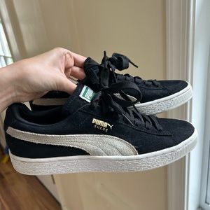 Puma Black Suede Sneakers